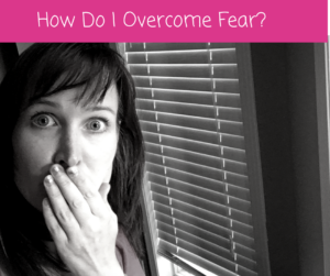Black and white picture of Staci looking fearful for the blog post entitled: “Quickly Overcome Fear In Network Marketing And Start Actually Having Fun!”