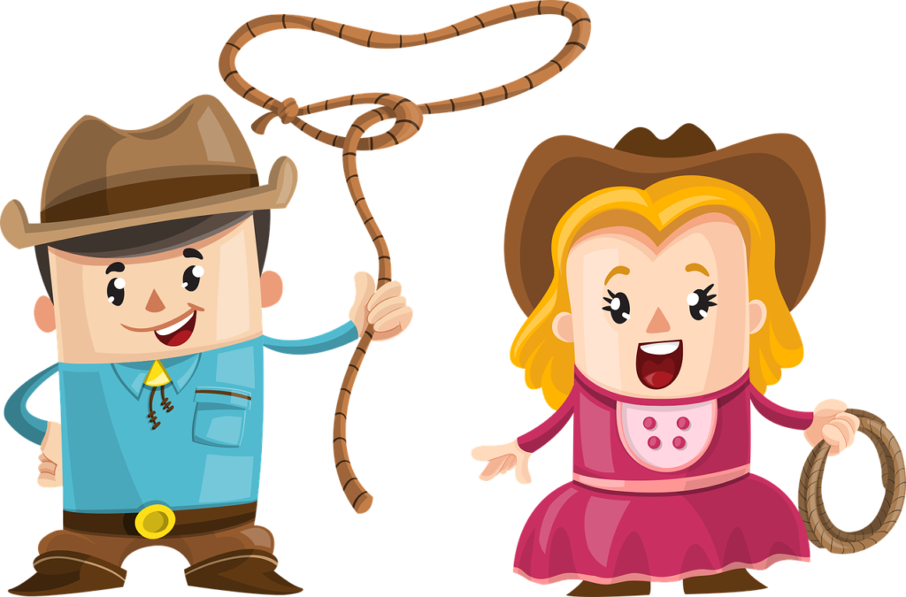 Illustration of the Wild West used for blog post entitled; "How to deal with a bossy upline that doesn't want you to do network marketing online"