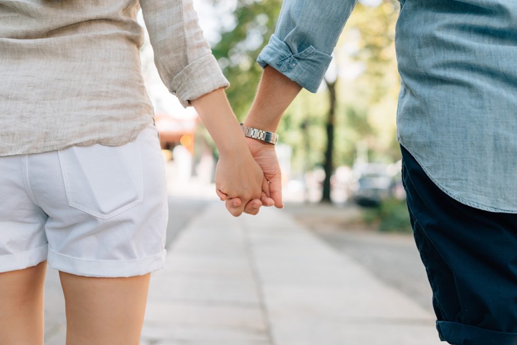 Holding hands..used for blog post entitled: "How to easily deal with an unsupportive partner who is opposed to you starting a network marketing business" 