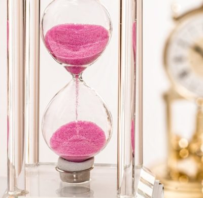 Pic of Hourglass …used for the blog post entitled: "What to say to prospects who '...don't have any time' for your home business opportunity”