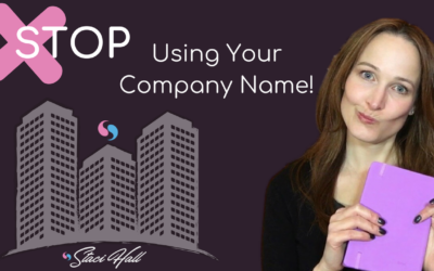 Network Marketing Online: Why You Need to Stop Using Your Company Name